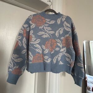 Mango Floral Sweater